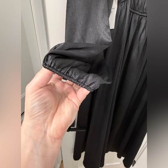 NWT ARULA Black Long Sleeve Dress - Picture 7 of 11